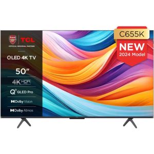TCL 50C655K 50" 4K QLED HDR Pro Android TV
