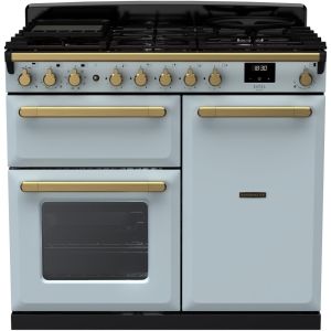 Rangemaster ESDL100DFPMSB/AB1 Estel Deluxe 100cm Dual Fuel Misty Blue