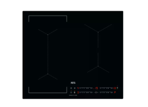 Aeg IKX64441CB 60cm 4 Zone Induction hob, Single bridge, Slide Touch Controls, Hob2Hood