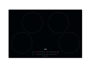 Aeg IKX84401CB 80cm 4 zone Induction hob, Slider touch Controls, HobHood