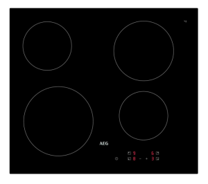 Aeg HRX64300CB 60cm 4 zone ceramic hob. Touch controls