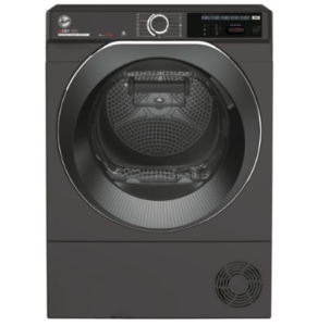 Hoover NDEH9A3TCBER80/N H-Dry 500, 9kg Heat Pump Dryer, WiFi, Graphite, aquavision