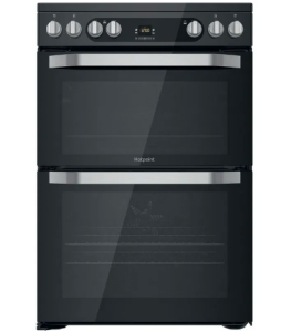 Hotpoint HDM67V9HCB/U 60Cm Electric Double Cooker, Solar Plus Grill, Multiflow Main