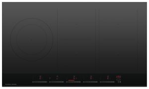 Fisher + Paykel CI905DTB4 Black Induction Hob, 90Cm, 5 Zones With Smartzone