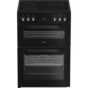 Hotpoint HDE6VDCASB1 Electric Double Cooker 60CM - 75L / 38L with Air Fry