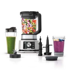 Ninja CB350UK 3-in-1 Foodi Power Nutri Blender with Auto-iQ Silver