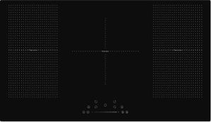 Cata ICONFLEX90F 90cm Black 5 Zone Flex Induction Hob Slider Controls
