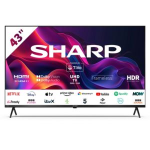 Sharp 4T-C43GK4245KB 43" 4K UHD Frameless Smart TiVo TV