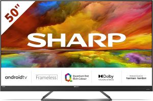 Sharp 4T-C50EQ3KM2AG 1904T-C50EQ3KM2AG 50" 4K Ultra HD Smart TV Quantum Dot