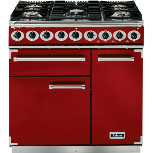 Falcon F900DXDFRD/NM 87080 FALCON 900 DX Dual Fuel Cherry Red Nickel