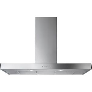Rangemaster UNBHDS100SS/ UNBHDS100SS/ S-Steel 100Cm Flat Wall Mounted Hood