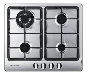 Rangemaster RMB60HPNGFSS/ 112210 60CM 4 Burner Gas Hob Stainless Steel