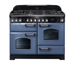 Rangemaster CDL110DFFSB/C 127240 Classic DL 110 Dual Fuel STONE BLUE CHROME