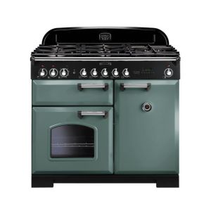 Rangemaster CDL100DFFMG/C 127410 Classic DL 100 Dual Fuel MINERAL GREEN