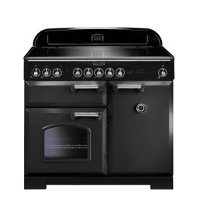 Rangemaster CDL100EICB/C 128610 Classic DL 100 Induction CHARCOAL BLACK CHROME