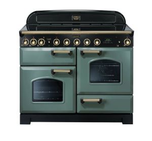 Rangemaster CDL110EIMG/B 129620 Classic DL 110 Induction Green / Brass