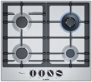 Bosch PCH6A5B90 60cm 4 Burner Gas Hob - Stainless steel