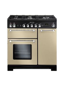 Rangemaster KCH90DFFCR/C 81440 Kitchener 90cm Dual Fuel Range Cooker In Cream