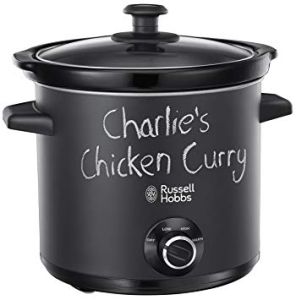 Russell Hobbs 3.5 Litres Chalk Board Slow Cooker Black