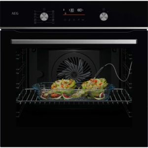Aeg GA5PB501AB SteamBake Pyrolytic Multifunction oven with Food sensor.