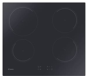 Candy CI642C/E1 60 cm Induction Hob, Power Management, 4 x boosters, Black Glass