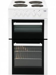 Beko BCDP503W 50cm Twin Cavity Electric Cooker