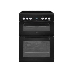 Beko EDC663K Black electric double oven cooker