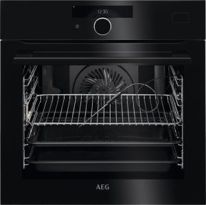 Aeg BSK978330B Connected SteamCrisp Quarter Steam + Pyrolytic oven