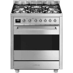 Smeg C7GPX9 S-Steel Dual Fuel Symphony Cooker 