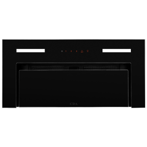 Cda CCH60BL Canopy extractor, ducted/recirc,700m3/h, touch/remote control, hob connect (HN6860FR)