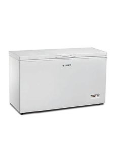 Teknix CF142W White Chest Freezer. 1.36M Wide - 400 Litres