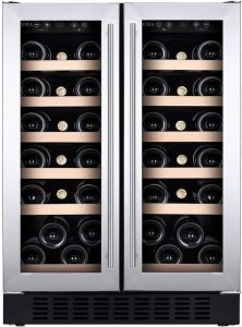 Cda CFWC624SS FS/under counter wine cooler, 3 Bottles