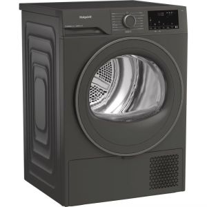 Hotpoint CHD93MGGUK 9KG - 60cm Heat Pump Tumble Dryer with PetHairCare - Grey
