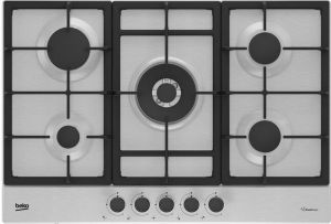 Beko CIHYG32SXE 75cm Gas Hob - Stainless Steel