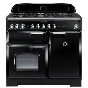 Rangemaster CDL100EIBL/C Classic Deluxe 100cm induction range cooker - Black (95920)