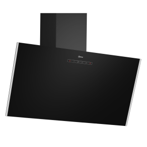 Neff D83IDK1S0B N 30 Angled Glass Chimney Hood