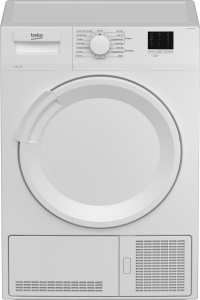 Beko DTLCE80041W Tumble Dryer, Condenser, 8kg