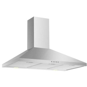 Cda ECH93SS Chimney extractor, ducted/recir, 3 speeds, 468m3/h, 64 dBA, LED lighting