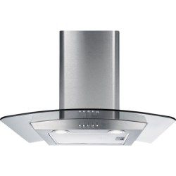 CDA ECP92SS curved glass extractor hood