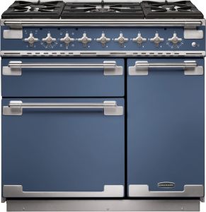 Rangemaster ELS90DFFSB/ 127100 ELISE 90 Dual Fuel STONE BLUE