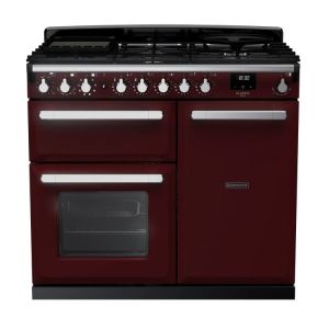 Rangemaster ESDL100DFPBOR/CM1 Estel Deluxe 100cm Dual Fuel Bordeaux