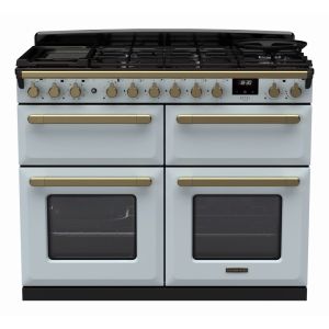 Rangemaster ESDLB110DFPMSB/AB1 Estel Deluxe BC 110cm Dual Fuel Misty Blue