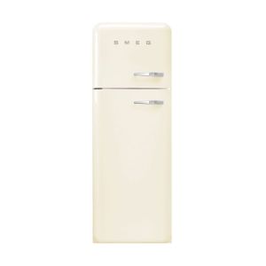 Smeg FAB30LCR5UK Cream 50'S Style Freezer Over Fridge