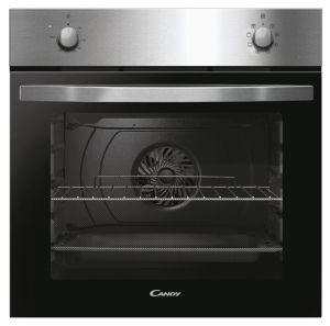 Candy FIDCX600 S-Steel 60Cm Multifunction Oven 65 Litre Capacity, 8 Functionsrotary Controls