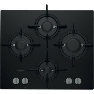 Hotpoint FTGHG641D/H(BK) 60Cm Premium Direct Flame Gas Hob