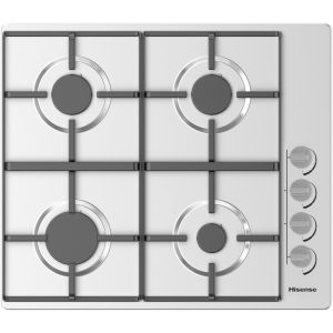 Hisense GM642XHS 60cm Gas Hob - Stainless Steel