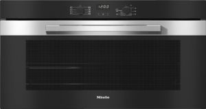 Miele H2890B Steel 90Cm Wide Single Oven