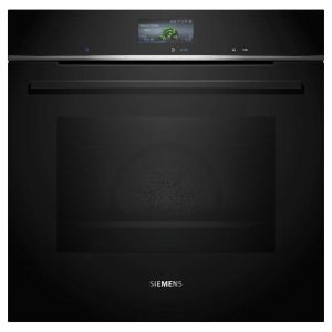 Siemens HB736G1B1B Single Oven Black with steel trim