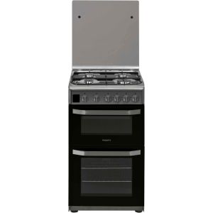 Hotpoint HD5G00CCX Stainless Steel Gas 50Cm Cooker