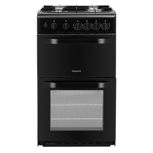 Hotpoint HD5G00KCB/UK 50 Cm Twin Cavity Gas